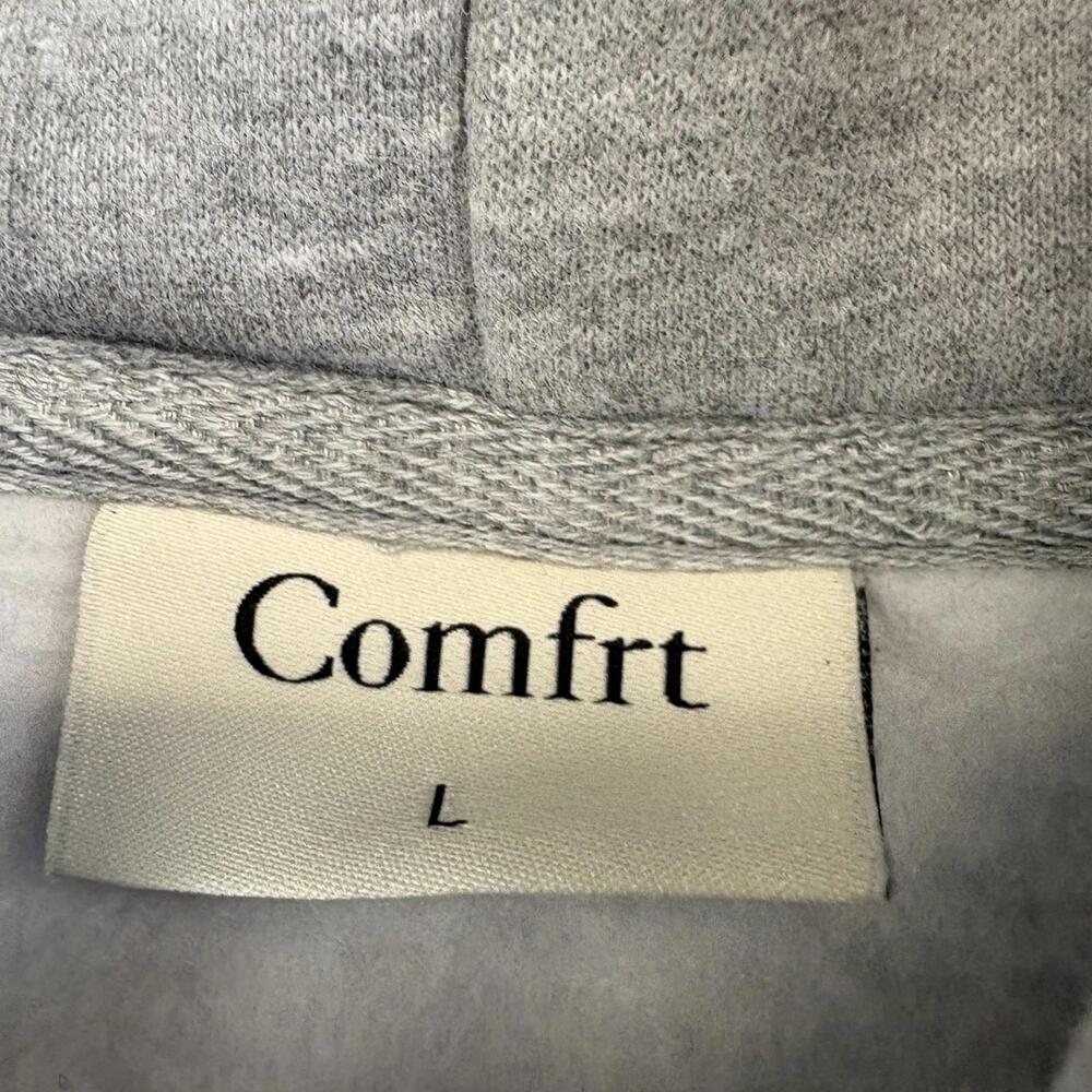 Comfrt Coordinate Hoodie Size Large Gray Oversized Cozy - Picture 3 of 9